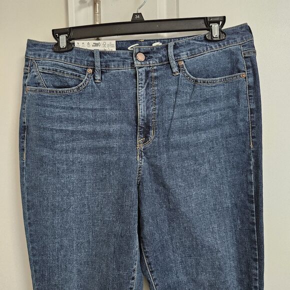 NWT Seven7 High-Rise Skinny Jeans Women's Size 14 (34x28) Blue Medium Wash - Picture 5 of 10